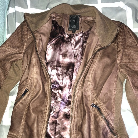 Guess Leather Jacket - Picture 1 of 1